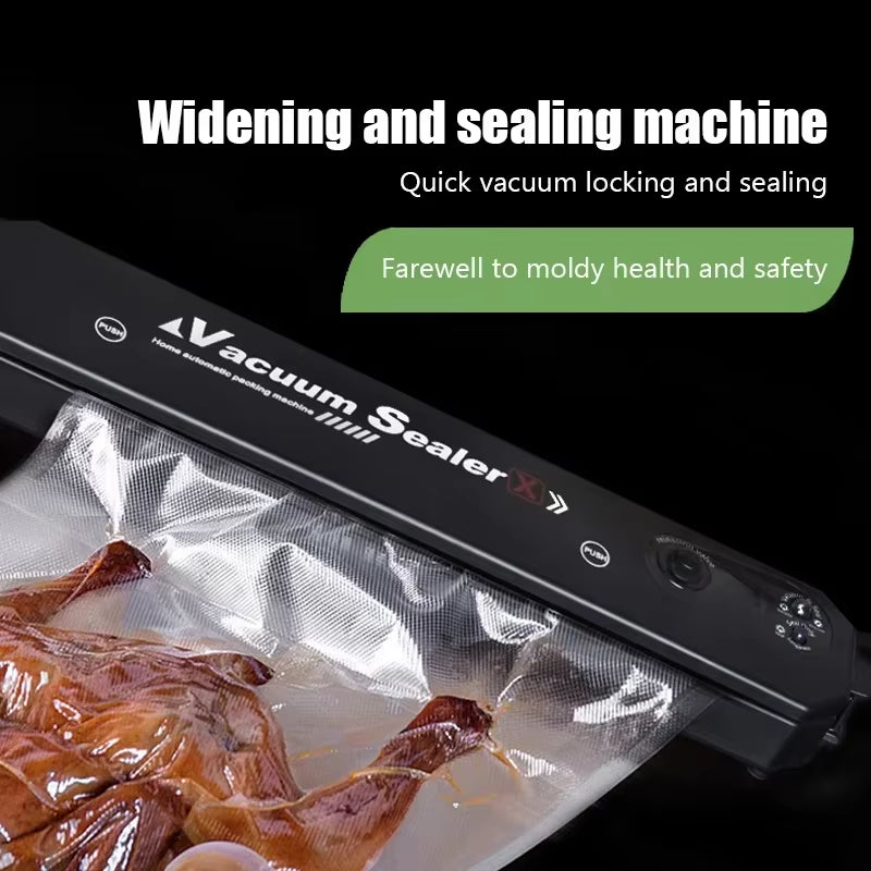 Automatic Packaging Machine Food Vacuum Sealing Machine Portable Household Vacuum Food Sealing Kitchen Helper 220V